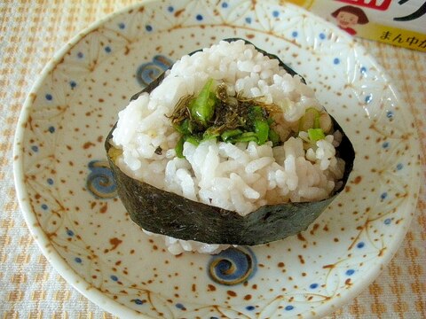 岩手県☆メカブと青ネギのみりん醤油漬けおにぎり☆